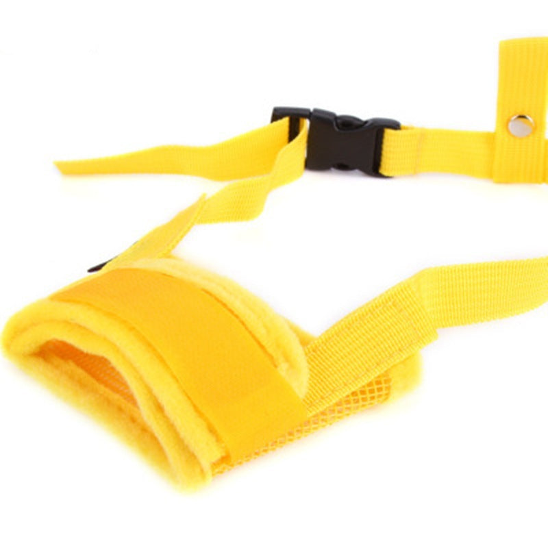 Soft Adjustable Pet Mask | Anti-Barking & Non-Biting Dog Muzzle