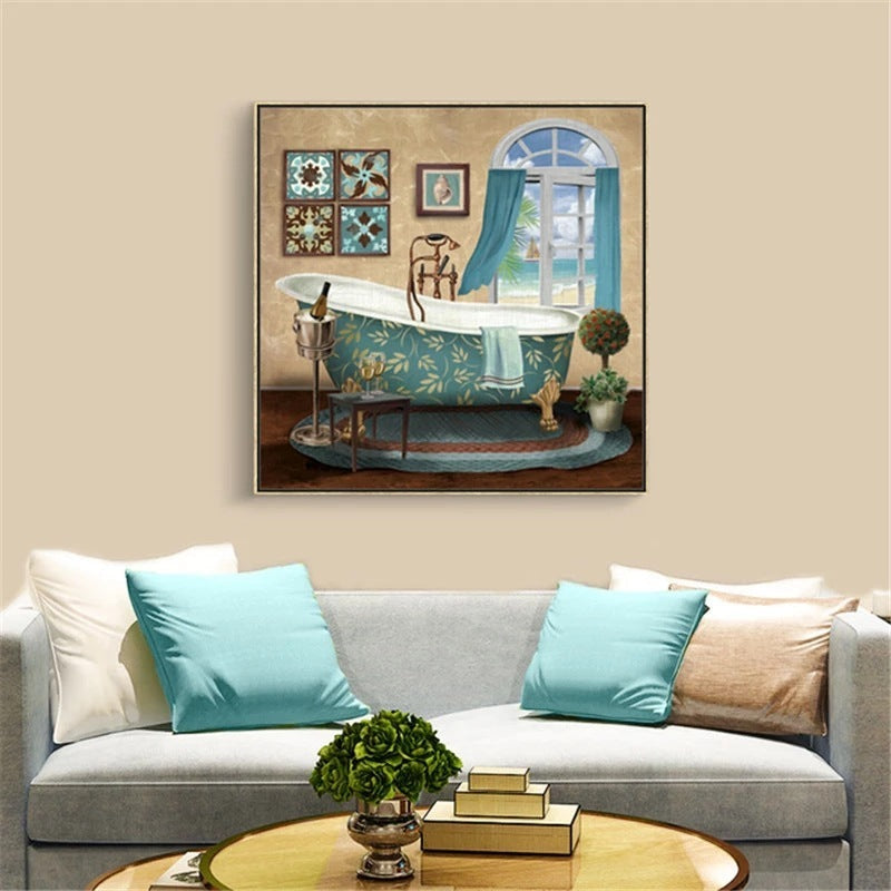 Aesthetic Retro Canvas Painting Wall Decor
